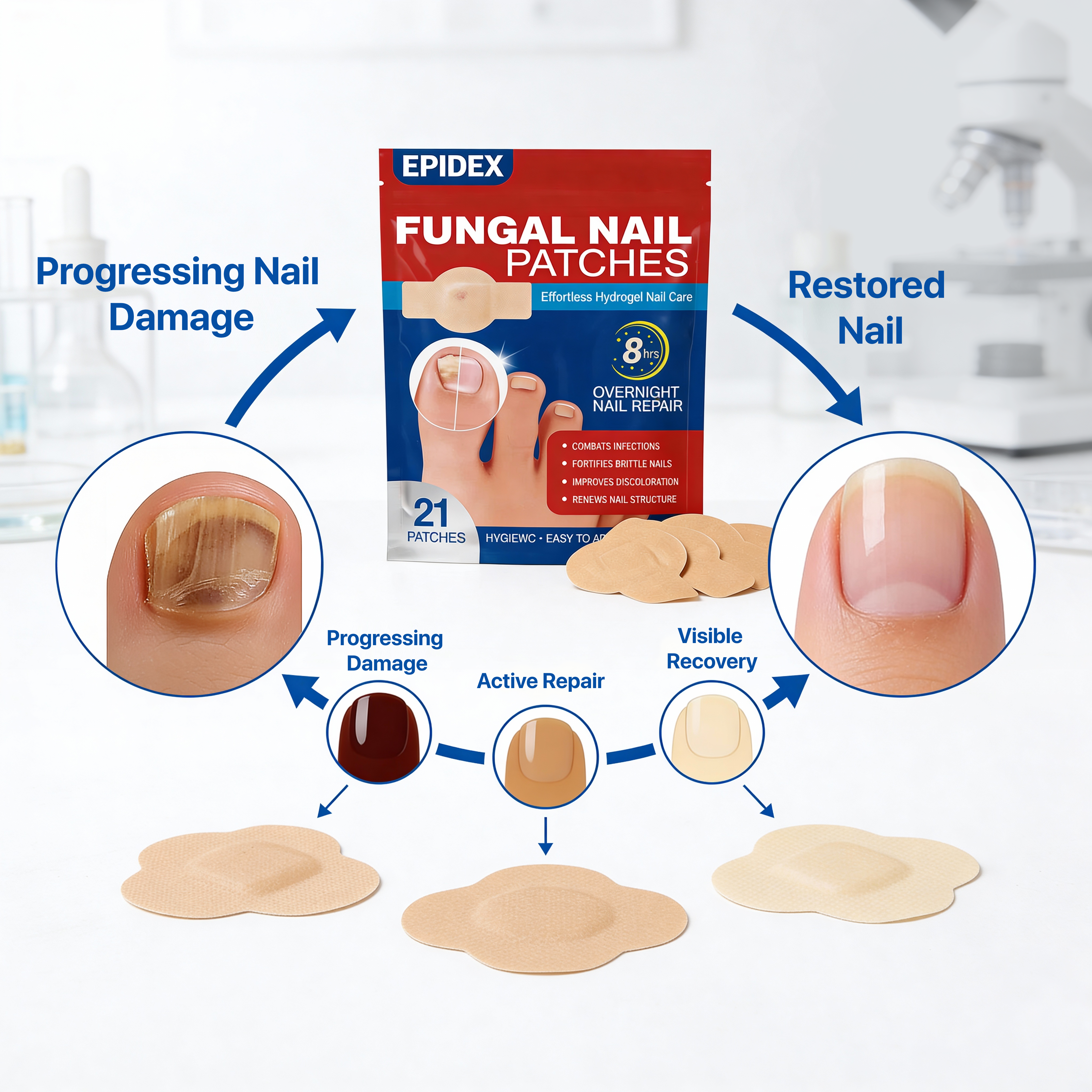 EPIDEX Fungal Nail Renewal Patches (6 Weeks)